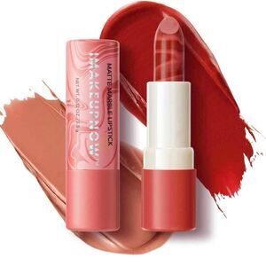 2PC Marbled Matte Lip Stick Makeup Velvety Finish | Naked-lip Feel Full Coverage